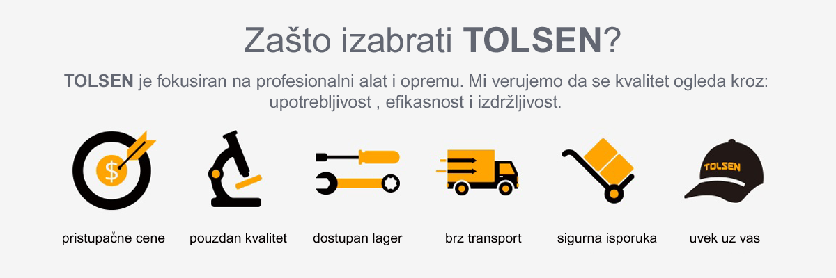 TOLSEN - vrhunski alat po pristupačnim cenama .